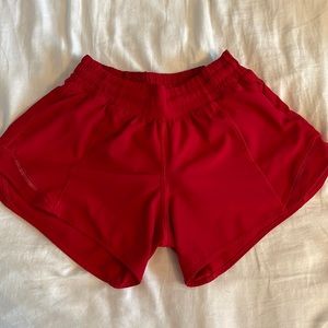 COPY - Dark Red Lululemon Shorts